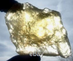 Libyan Desert Glass Meteorite Tektite impact specimen(780 ct)Dimples Gem AAAA+