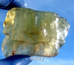 Libyan Desert Glass Meteorite Tektite impact specimen(780 ct)Dimples Gem AAAA+