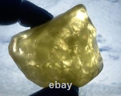 Libyan Desert Glass Meteorite Tektite impact specimen (800 crt) Dimples Top A+