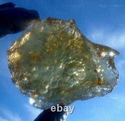 Libyan Desert Glass Meteorite Tektite impact specimen(810 crt)Cristobalite incl