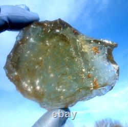 Libyan Desert Glass Meteorite Tektite impact specimen(810 crt)Cristobalite incl