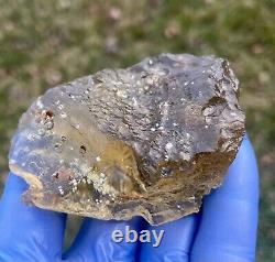 Libyan Desert Glass Meteorite Tektite impact specimen(810 crt)Cristobalite incl