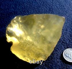 Libyan Desert Glass Meteorite Tektite impact specimen(815 crt)Heart shape Gem A