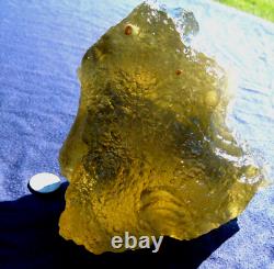 Libyan Desert Glass Meteorite Tektite impact specimen(8175 ct)Dimples Huge Gem