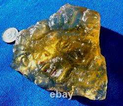 Libyan Desert Glass Meteorite Tektite impact specimen(850 ct)#1 of its kind AAA