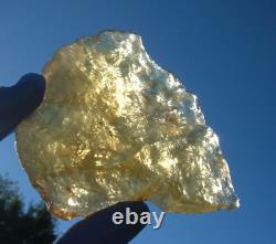 Libyan Desert Glass Meteorite Tektite impact specimen(850 ct)#1 of its kind AAA