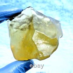 Libyan Desert Glass Meteorite Tektite impact specimen(850 ct)Soft Top Gem AAAAA