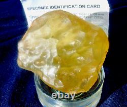 Libyan Desert Glass Meteorite Tektite impact specimen(900 crt) Dimples Gem AAAA