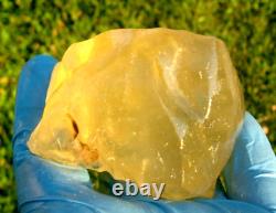 Libyan Desert Glass Meteorite Tektite impact specimen(900 crt)Super Gem AAAA+