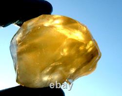 Libyan Desert Glass Meteorite Tektite impact specimen(900 crt)Super Gem AAAA+