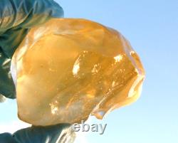 Libyan Desert Glass Meteorite Tektite impact specimen(900 crt)Super Gem AAAA+