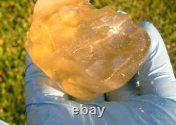 Libyan Desert Glass Meteorite Tektite impact specimen(900 crt)Super Gem AAAA+