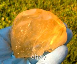 Libyan Desert Glass Meteorite Tektite impact specimen(900 crt)Super Gem AAAA+