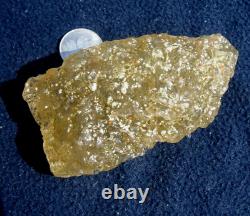 Libyan Desert Glass Meteorite Tektite impact specimen(910 crt)Cristobalite A+