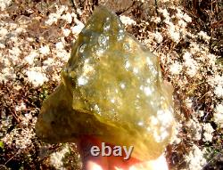 Libyan Desert Glass Meteorite Tektite impact specimen(9250 ct) Super Gem AAAA+