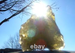 Libyan Desert Glass Meteorite Tektite impact specimen(9250 ct) Super Gem AAAA+