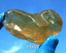 Libyan Desert Glass Meteorite Tektite impact specimen(925 crt) Top Quality A5