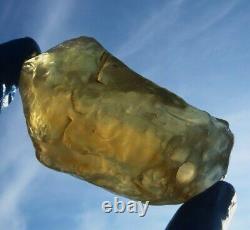 Libyan Desert Glass Meteorite Tektite impact specimen(925 crt) Top Quality A5