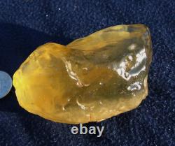 Libyan Desert Glass Meteorite Tektite impact specimen(925 crt) Top Quality A5