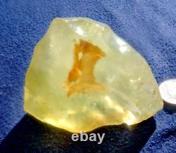 Libyan Desert Glass Meteorite Tektite impact specimen(945 crt)Soft stand alone