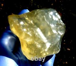 Libyan Desert Glass Meteorite Tektite impact specimen(950 ct) Dimples Gem AAAA+