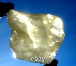 Libyan Desert Glass Meteorite Tektite impact specimen(950 ct) Dimples Gem AAAA+