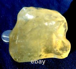 Libyan Desert Glass Meteorite Tektite impact specimen(950 ct) Dimples Gem AAAA+