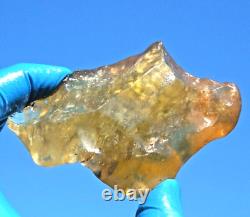 Libyan Desert Glass Meteorite Tektite impact specimen(955 crt) Very rare orange