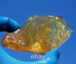 Libyan Desert Glass Meteorite Tektite impact specimen(955 crt) Very rare orange