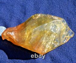 Libyan Desert Glass Meteorite Tektite impact specimen(955 crt) Very rare orange