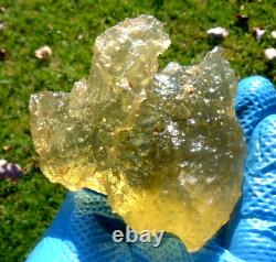 Libyan Desert Glass Meteorite Tektite impact specimen(960 ct)Cristobalite AAA+