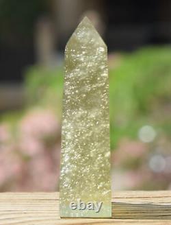 Libyan Desert Glass Obelisk-203 ct-Meteorite Tektite-asteroid impact-2.8 Height