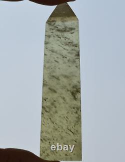 Libyan Desert Glass Obelisk-203 ct-Meteorite Tektite-asteroid impact-2.8 Height