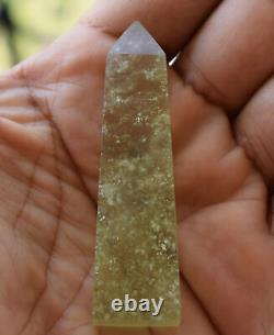 Libyan Desert Glass Obelisk-203 ct-Meteorite Tektite-asteroid impact-2.8 Height