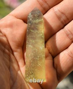 Libyan Desert Glass Obelisk-203 ct-Meteorite Tektite-asteroid impact-2.8 Height