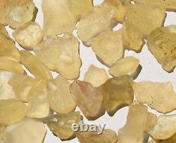 Libyan Desert glass lot-150 pieces-2500 Carat- Meteorite Tektite-asteroid impact