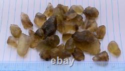 Libyan Desert glass lot, Meteorite Tektite-asteroid impact-20+ pieces-500 Carat