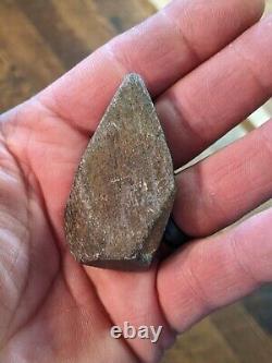 METEORITE IMPACT CRYSTAL Unknown rock type. New find. FRICTION ETCHED