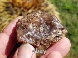 METEORITE IMPACT GLASS LECHATELIERITE TEKTITE Similar to moldavite glass