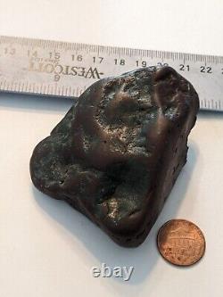 Meteorite Impactite, Iron Suevite. Geothite Fusion crust, specimen New find. MT