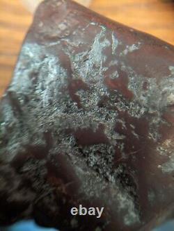 Meteorite Impactite, Iron Suevite. Geothite Fusion crust, specimen New find. MT