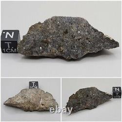 NWA 13788 Meteorite LUNAR Impact melt breccia endcut 11.6g w metal from impactor