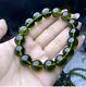 Natural 8mm Moldavite Czech Meteorite Impact Glass Bracelet Natural Rough