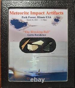 Park Forest Meteorite Meteorite FALL 2003 HAMMER Impact Artifacts HupeCollection