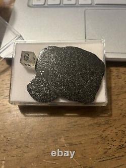 Tassedet 004 Meteorite Slice, Polished H5 Melt Breccia Slice 34.9g