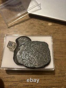 Tassedet 004 Meteorite Slice, Polished H5 Melt Breccia Slice 34.9g