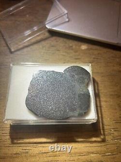 Tassedet 004 Meteorite Slice, Polished H5 Melt Breccia Slice 34.9g