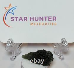 Tear Drop 32.1 carats 34mm long Czech Republic Moldavite from Meteorite Impact