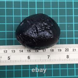 Tektite indochinite impactite of space rock meteorite impact stone 104 g smooth