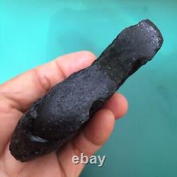 Tektite indochinite space rock impactite from meteorite impact stone 123 g rare